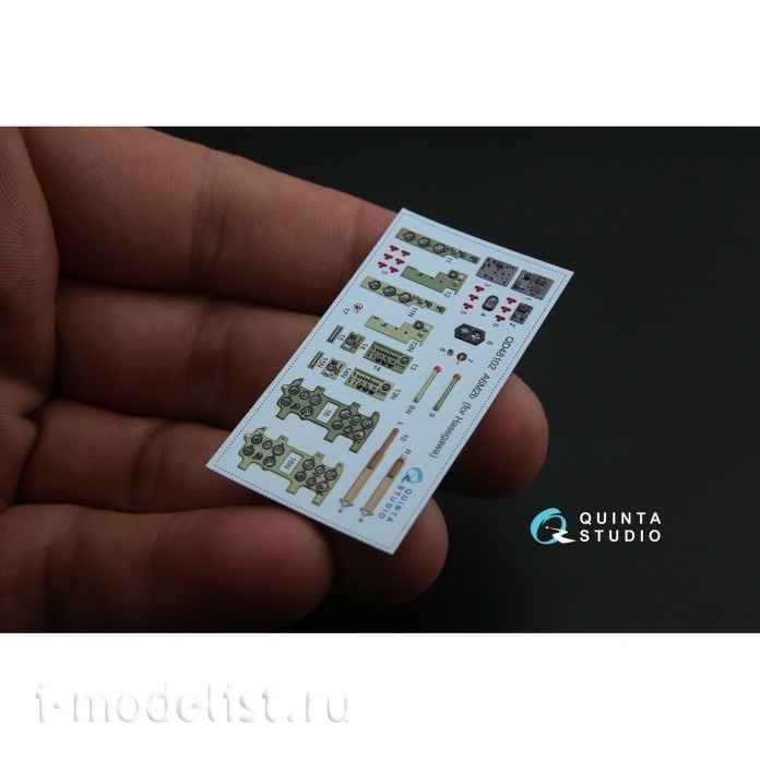 QD48102 Quinta Studio 1/48 3D Cabin Interior Decal A6M2 (for Hasegawa model)