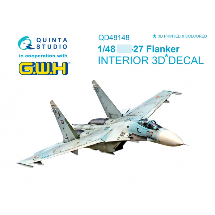 QD48148 Quinta Studio 1/48 3D Decal of the interior of the cabin С-27 (for the GWH model)