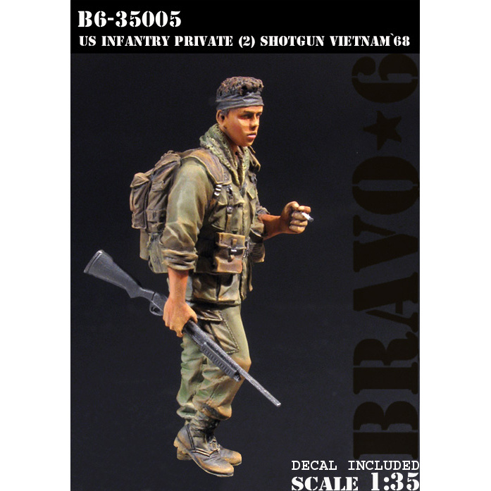 B6-35005 Bravo-6 1/35 U.S. Infantry Private (2), Vietnam '68 / US Infantry Private (2), Vietnam '68