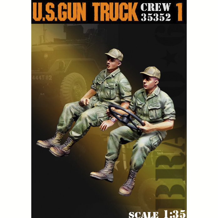 B6-35352 Bravo-6 1/35 Экипаж американского грузовика с оружием (1) / US Gun Truck Crew (1)
