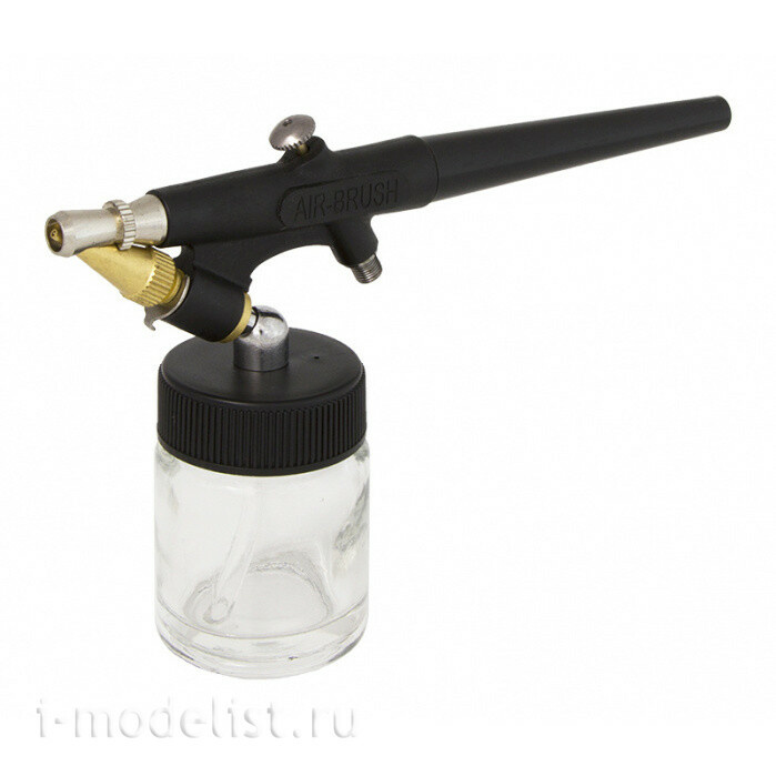 1120 Airbrush JAS entry-level, for the application of the background and ground. Plastic case.