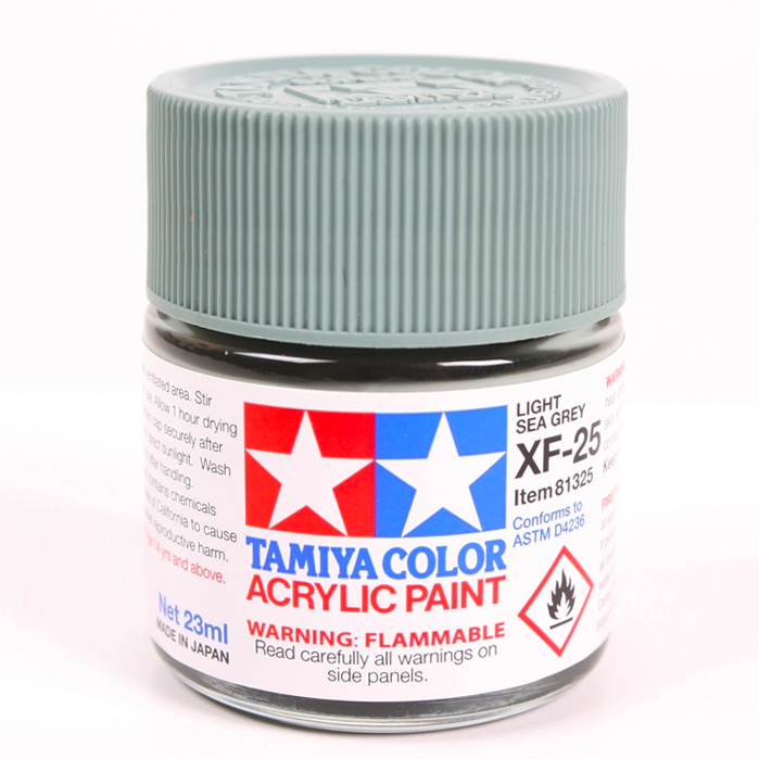 81725 Tamiya Xf-25 Light Sea Grey (Light grey marine) Acrylic paint