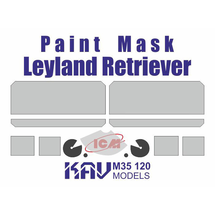 M35 120 KAV Models 1/35 Paint Mask for Leyland Retriever (ICM)
