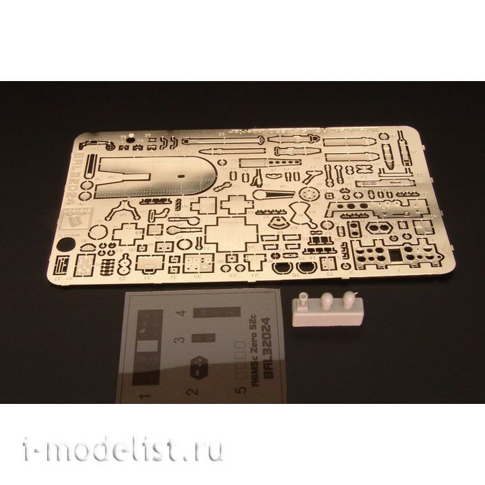 BRL32024 Brengun 1/32 Photo Etching for Mitsubishi A6M5c Zero Interior
