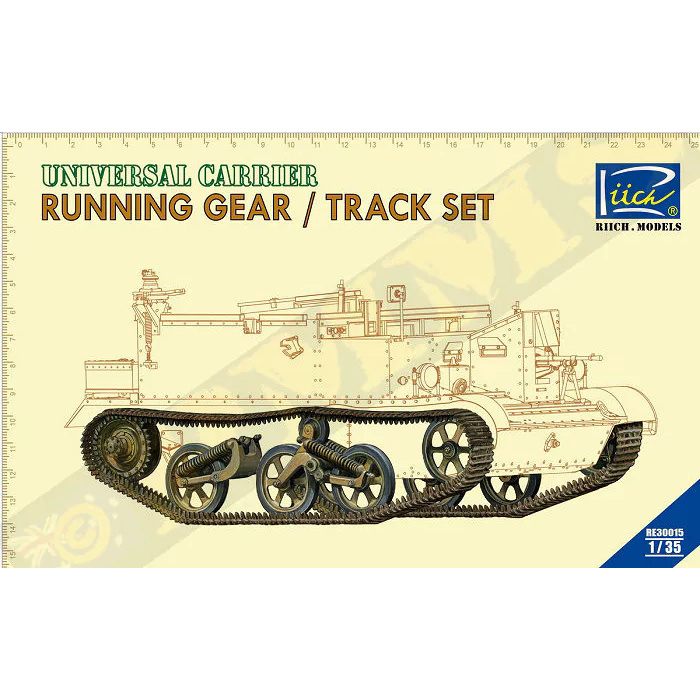 RE30015 Riich 1/35 Universal load-bearing undercarriage / Track Set
