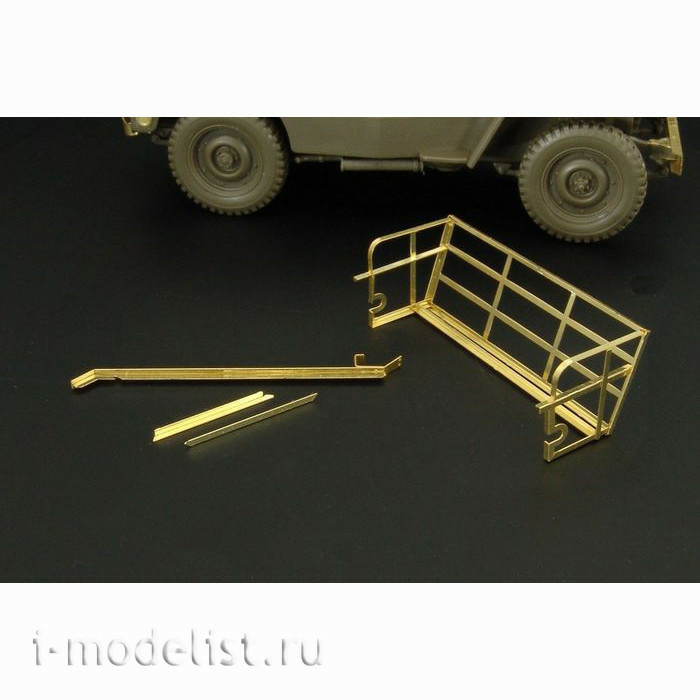 HLU35037 Hauler 1/35 Photo Etching for Jeep Willys MB, Basket and Wire Cutter