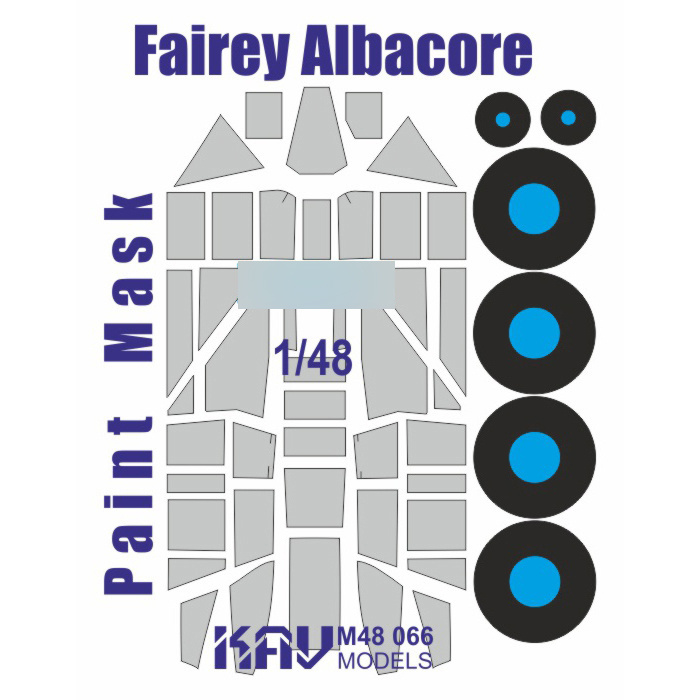 M48 066 KAV models 1/48 Paint mask on Fairey Albacore (Trumpeter)