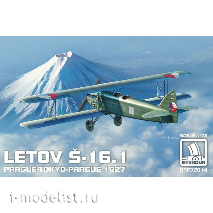 BRP72014 Brengun 1/72 Letov S-16.1 Prague-Tokyo-Prague
