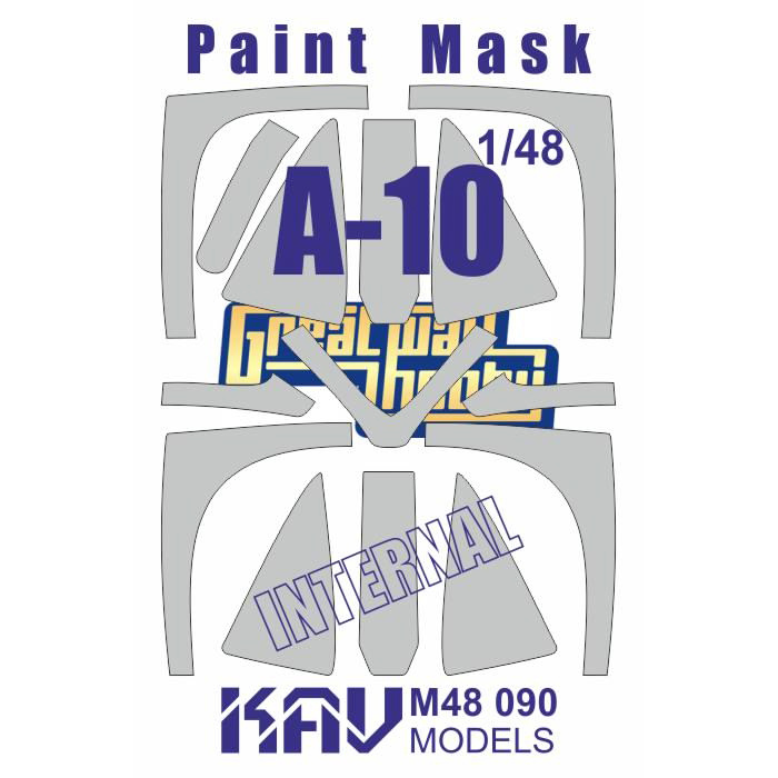 M48 090 KAV models 1/48 Окрасочная маска для моделей A-10 (Great Wall Hobby)