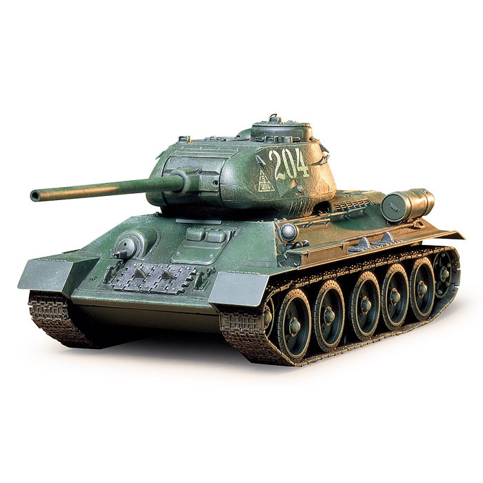 35138 Tamiya 1/35 Soviet medium tank 34/85, version 1944. with 85mm. gun.