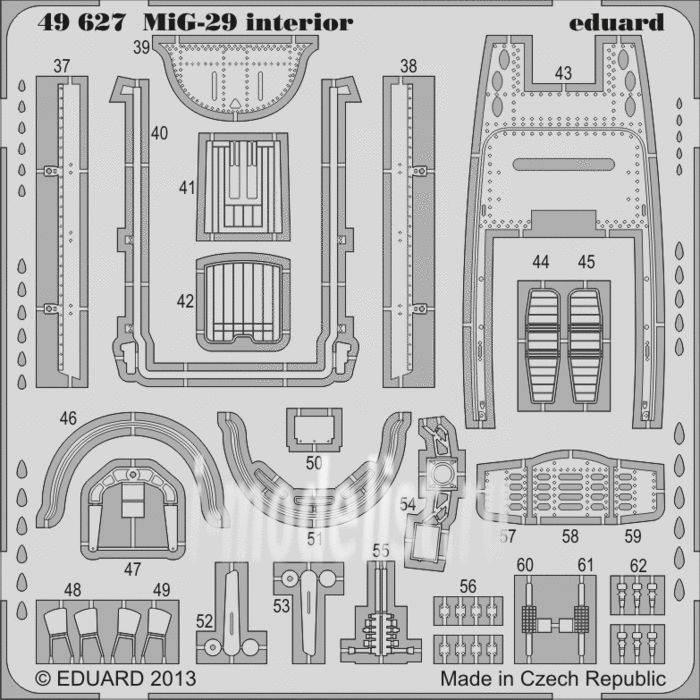BIG4989 Eduard 1/48 photo-etched for the MiG-29