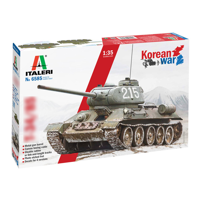 6585 Italeri 1/35 34/85 Korean War Tank