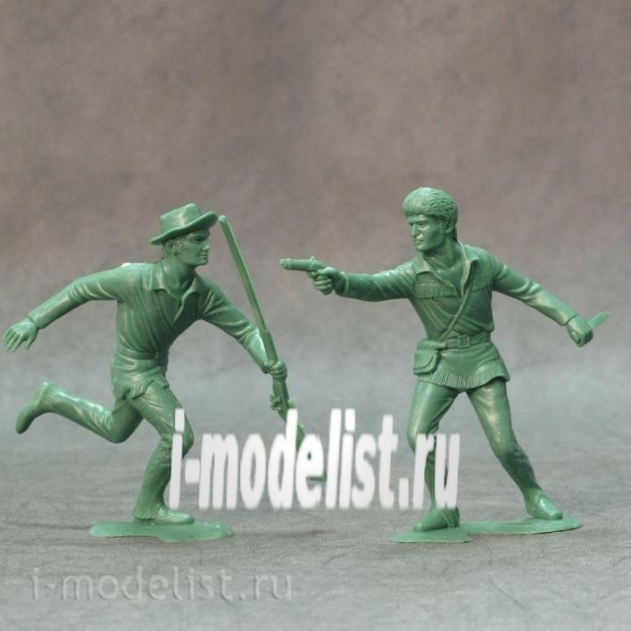 80003 Ark-models Height: 15 cm. Set of two figures: American scouts (collected).