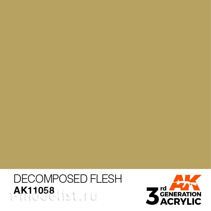AK11058 AK Interactive acrylic Paint 3rd Generation Decomposed Flesh 17ml