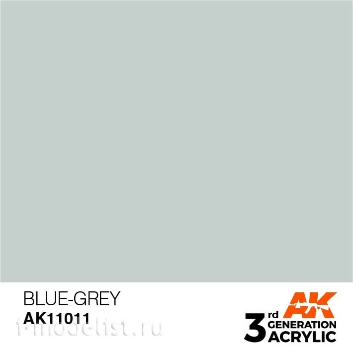 AK11011 AK Interactive acrylic Paint 3rd Generation Blue-Grey 17ml