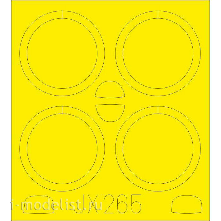 JX265 Eduard 1/32 Paint Mask for Fokker Dr. I
