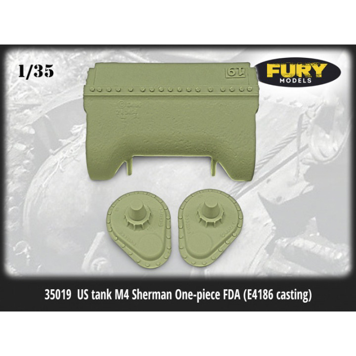 35019 Fury Models 1/35 M4 Sherman Tank Assembly Kit (E4186)