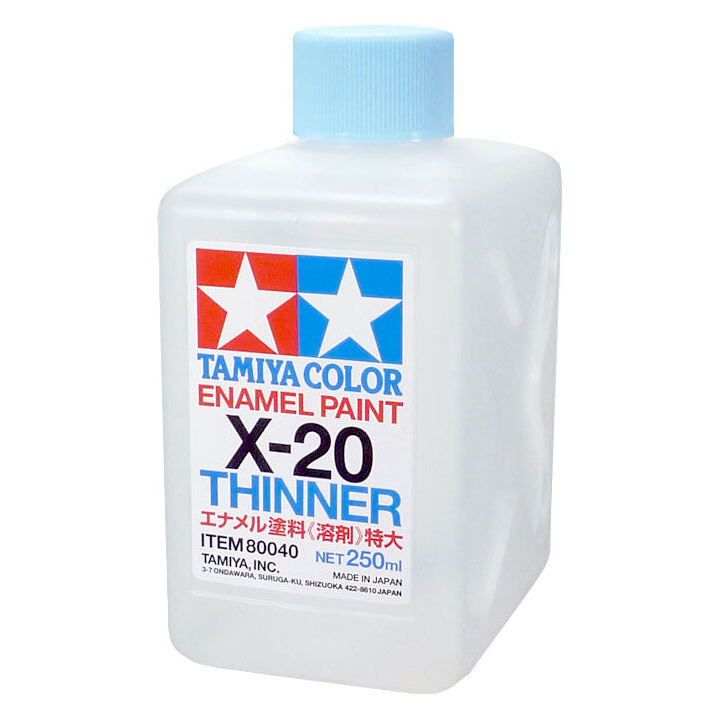 80040 Tamiya X-20 Enamel Thinner (enamel Solvent) 250ml.