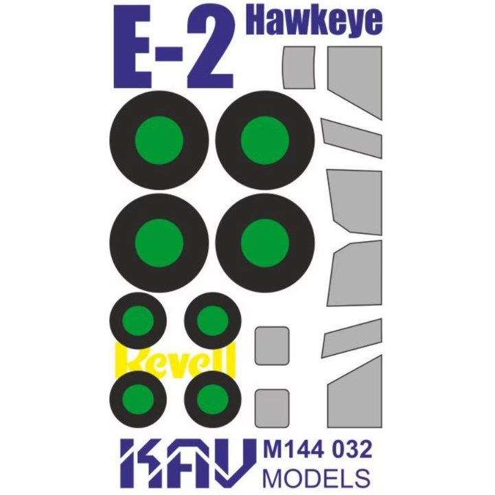 M144 032 KAV models 1/144 Paint mask for E-2 Hawkeye (Revell/Academy)