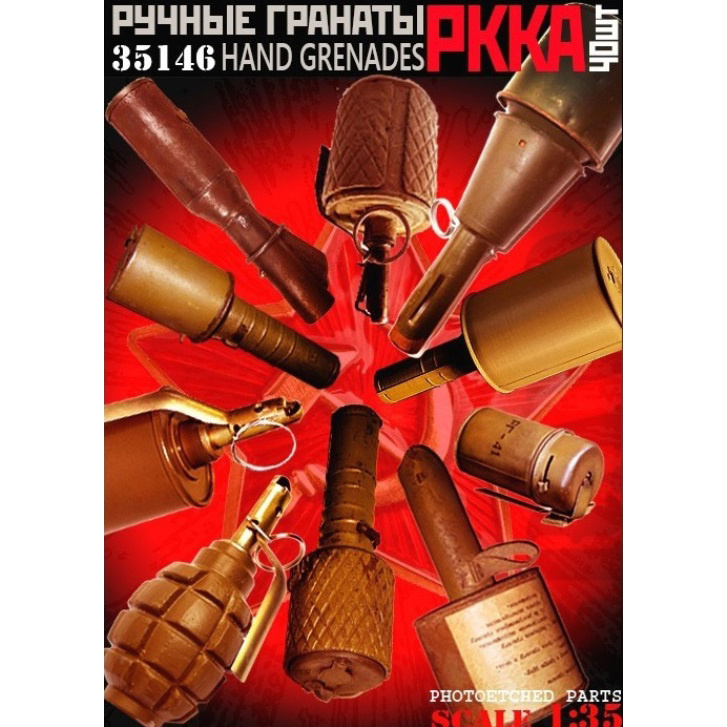B6-35146 Bravo-6 1/35 Red Army Hand Grenades