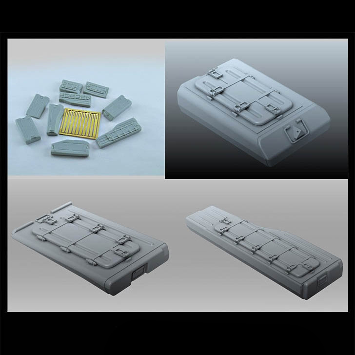 B35094 Miniarm 1/35 Комплект надполочных баков и ящиков Зип, включает фfromfromравление