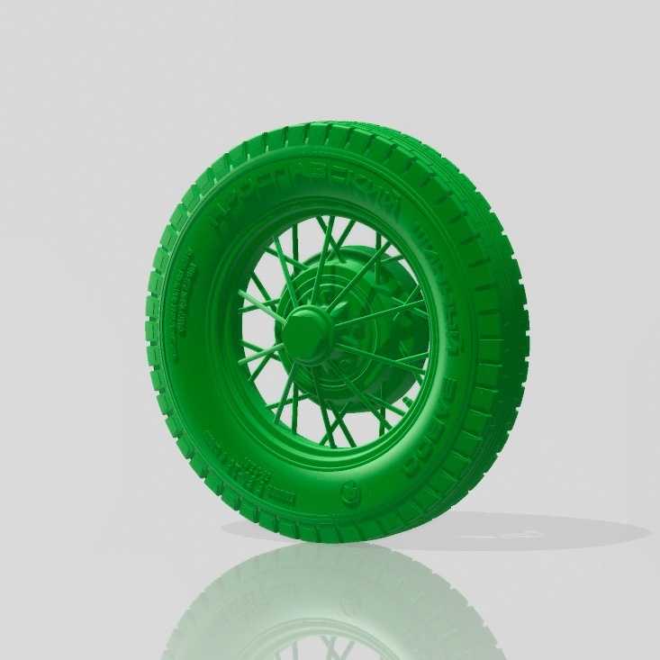 DMS-35023 ДМС 1/35 Колесо ЗИК-1 (1 шт.)