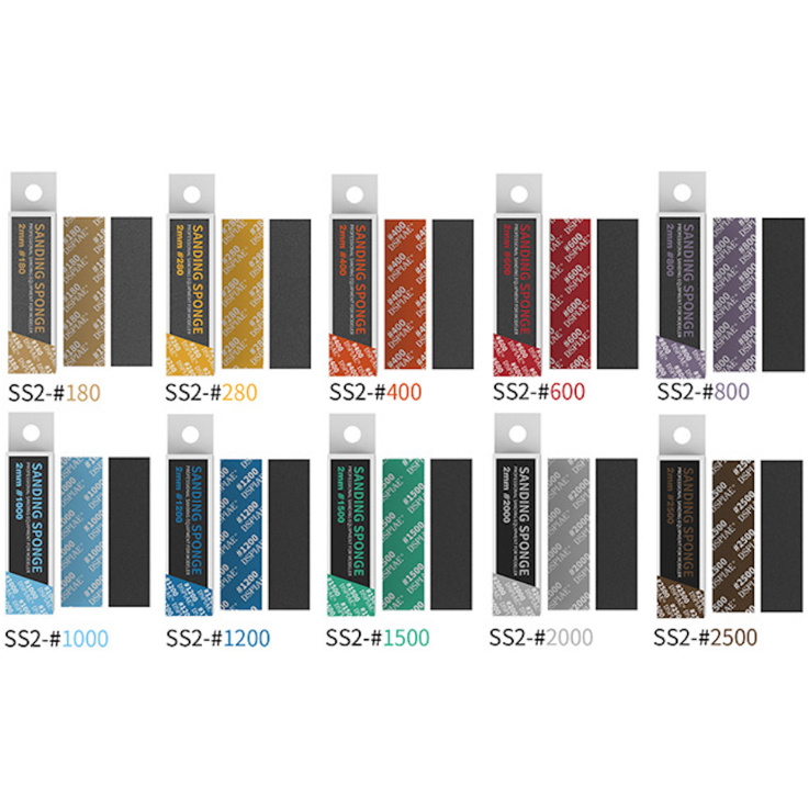 SS2-2500 DSPIAE Emery Sponge 2 mm #2500 (5 pcs.)