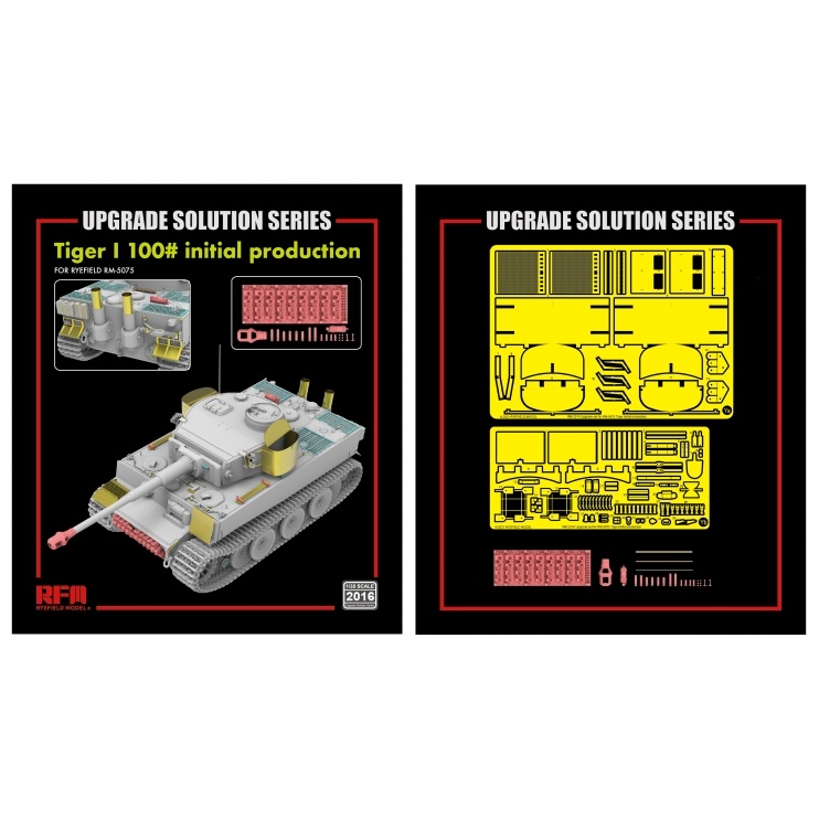 RM-2016 Rye Field Model 1/35 Set of improvements for TIGER I 100# initial production