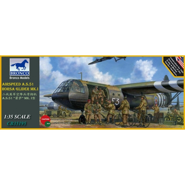CB35195 Bronco 1/35 Airspeed A. S. 51 Horsa Glider Mk.I