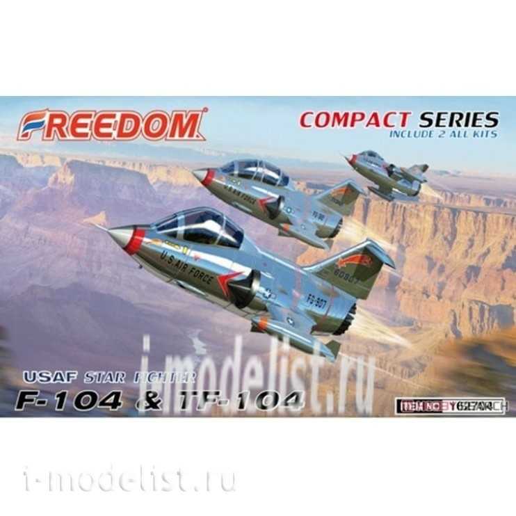 FD162704 Freedom 1/0 F104J & TF104 USAF (Compact Series) All Kits include 2