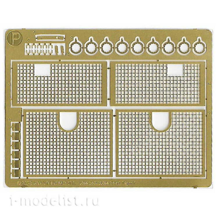 RM-5139 Rye Field Model 1/35 Notмецкий танк Sd.kfz.181 Tiger I (ранний, Курск 1943) с фигуркой Михаэля Виттманна