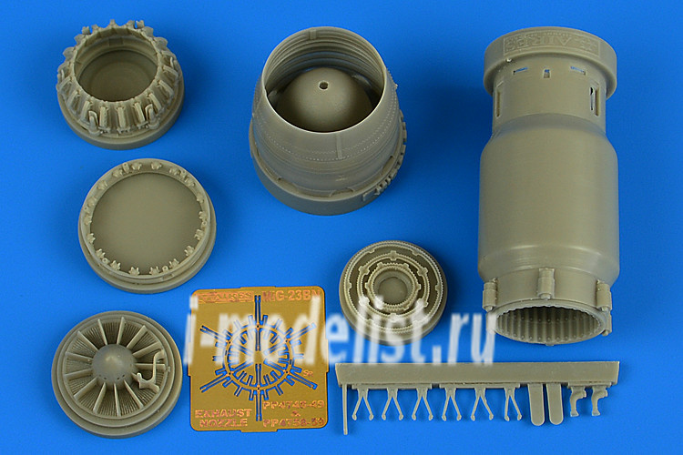 4756 Aires 1/48 Set of additions MiG-27 early exhaust nozzle - closed