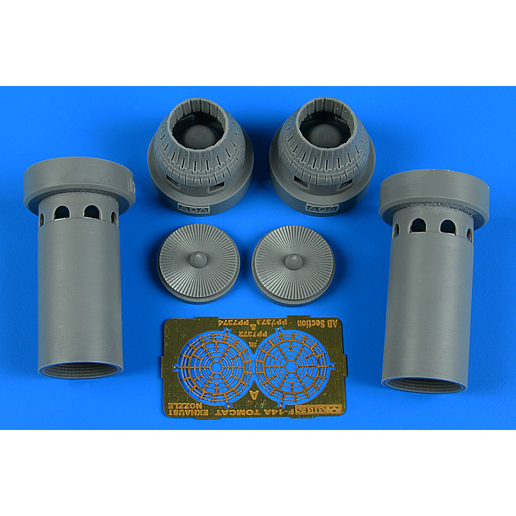 7372 Aires 1/72 Exhaust Nozzles F-14A Tomcat - closed position