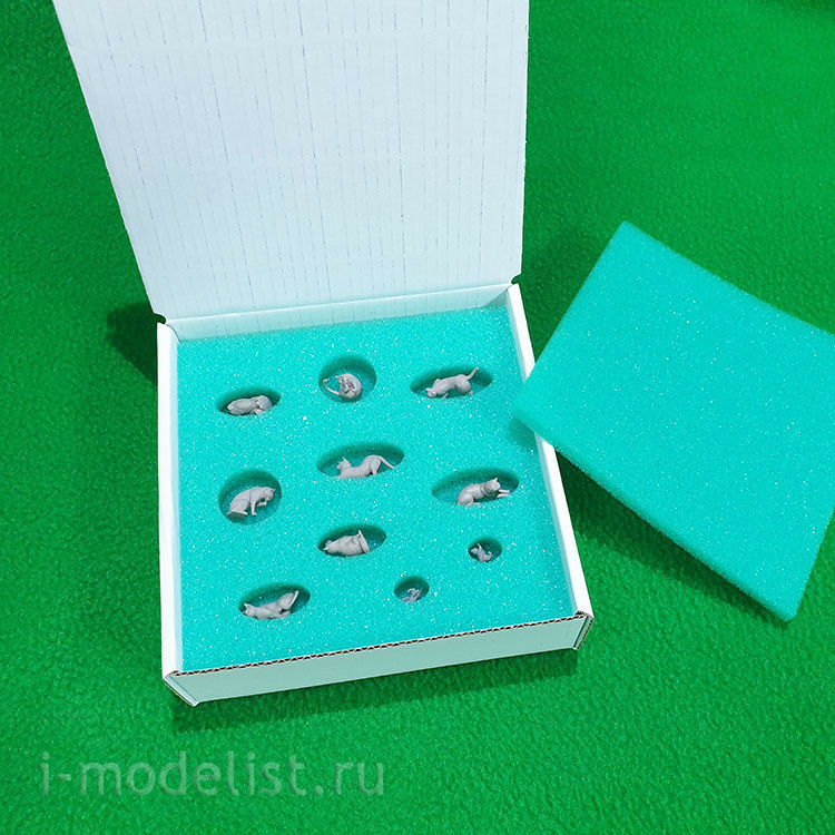 6009 Model 1/35 Cats, set of 10 pcs.