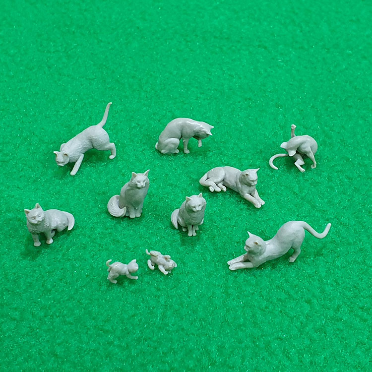 6009 Model 1/35 Cats, set of 10 pcs.