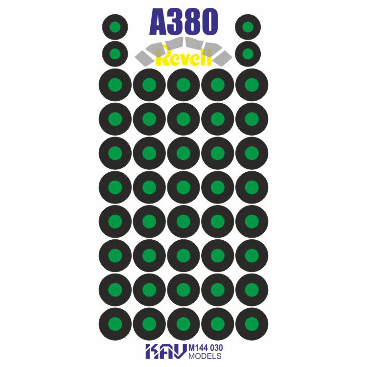 M144 030 KAV models 1/144 Paint mask for A380 (Revell)