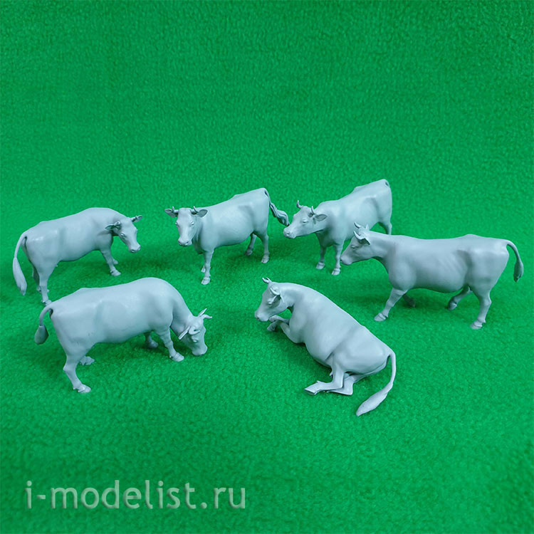 6003 SV model 1/35 Cow, set of 6 pcs.