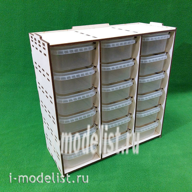 5214 Svmodel organizer for 18 small trays