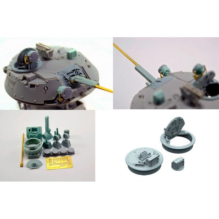 B35111 Miniarm 1/35 BMP-2 correction set, kumbashinka, gunner, illuminators OU-3,OU-5 a mask of a gun, turning the barrel, photo-etched parts.