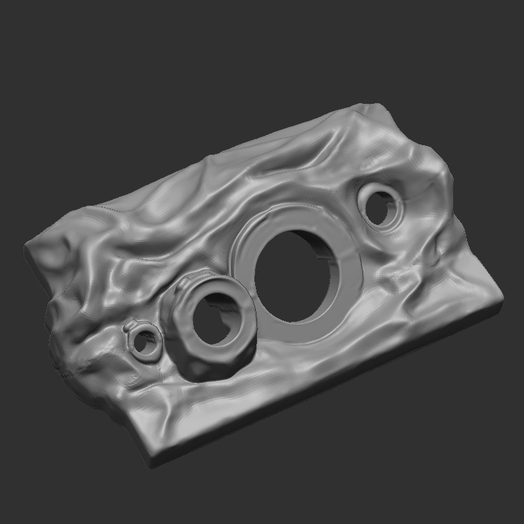 im35123 GE Models 1/35 Gun mask for BMP-3 for installing Zedval metal barrels (for the Zvezda model, art. 3649)