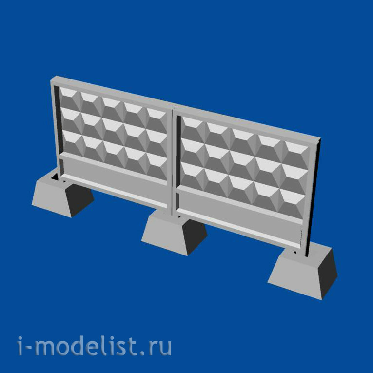 MDR7205 Metallic Details 1/72 Russian Concrete Fence PO-3