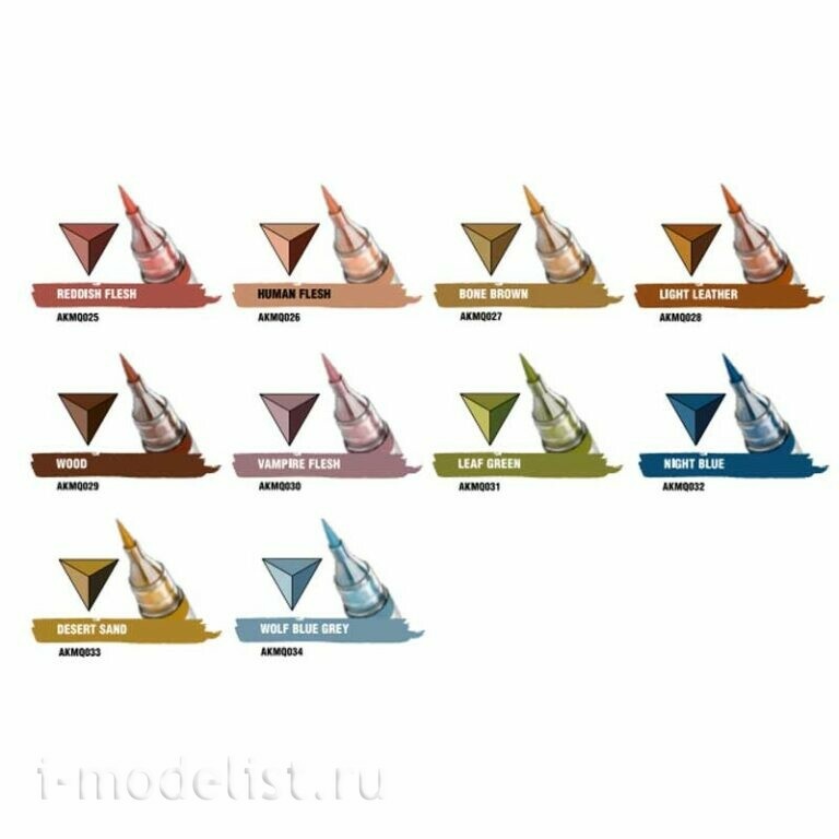 AKMQ150 AK Interactive Набор маркеров Quick Markers Special Box (34 шт.)