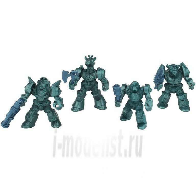 Art.00615-Green. Technologist Fur-green (4 PCs.)