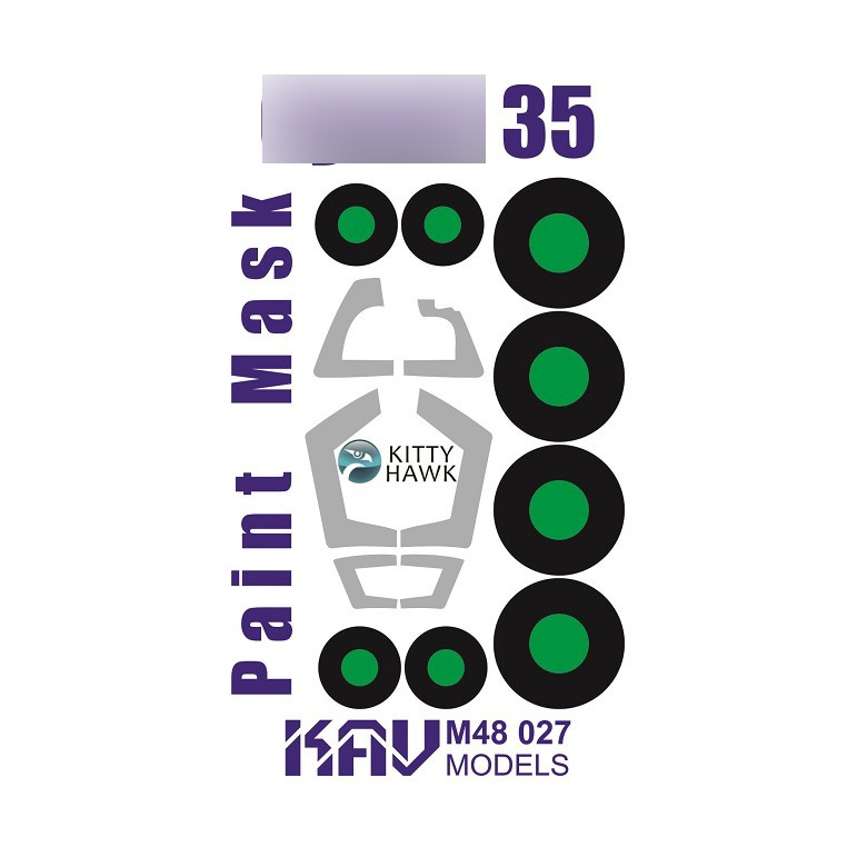 M48 027 KAV models 1/48 Paint mask on С35