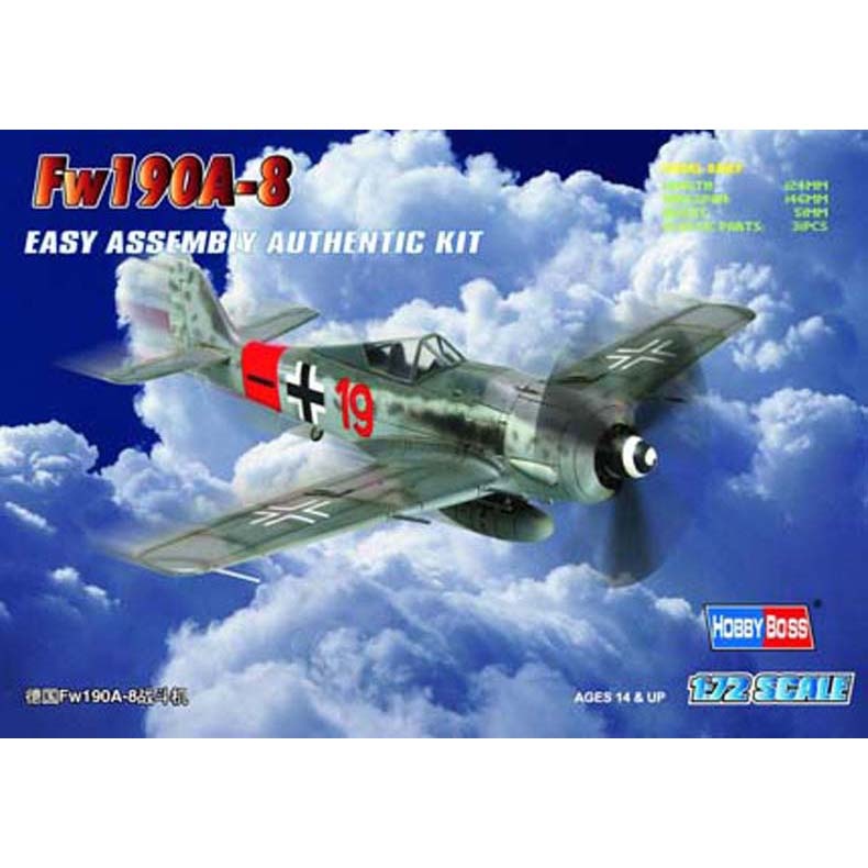 80244 HobbyBoss 1/72 Aircraft Fw190A-8