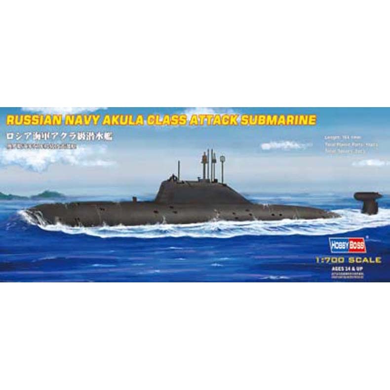 87005 HobbyBoss 1/700 Russian Navy Akula class attack submarine