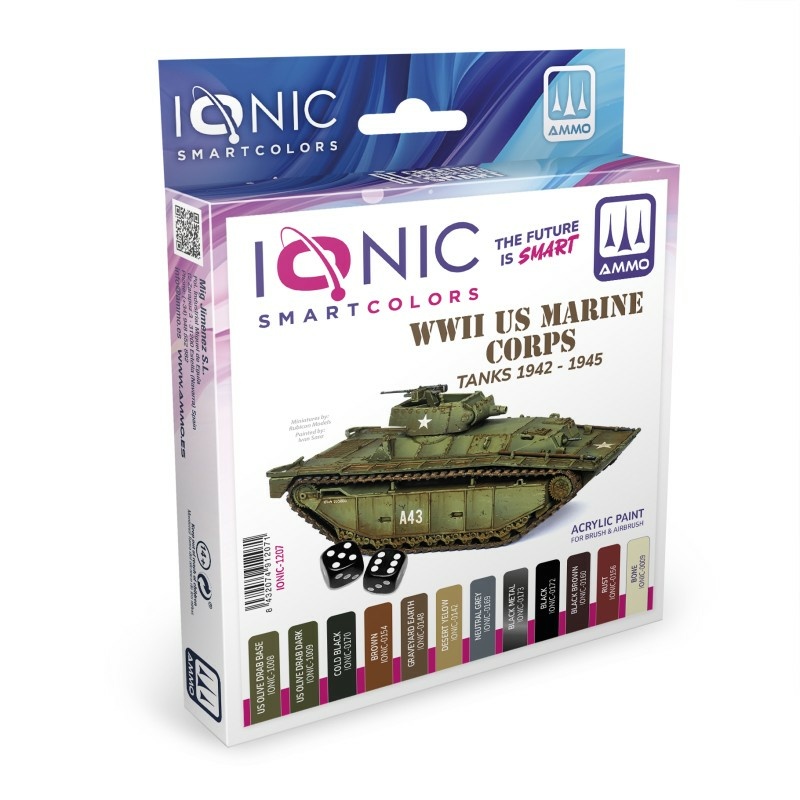 IONIC-1207 Ammo Mig Транспортные средства морской пехfromы США времен 2МВ 1942-1945 / 1942-1945 WWII USMC vehicles