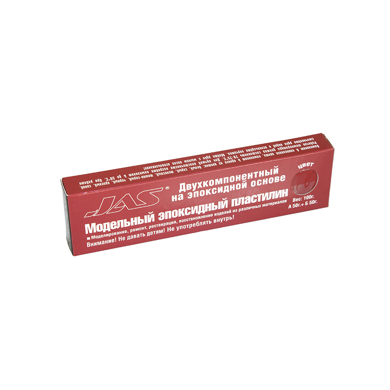 6206 Jas Epoxy plasticine, red, 100 gr