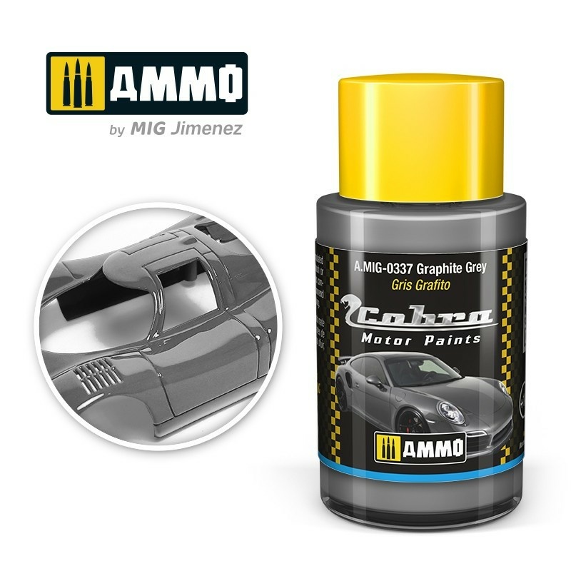AMIG0337 Ammo Mig Акриловая краска Cobra Motor Графитово-серый / Graphite Grey