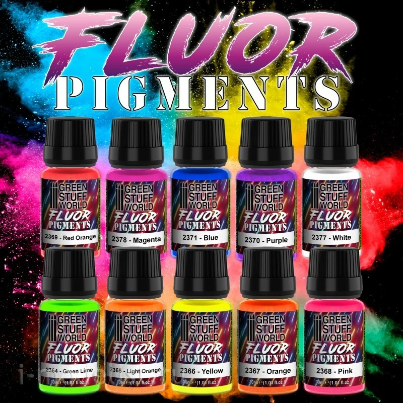 2368 Green Stuff World FLUORESCENT Pigment, PINK / Pigment FLUOR PINK